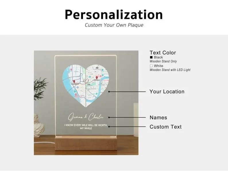 Long Distance Relationship Gift LED - Image 5